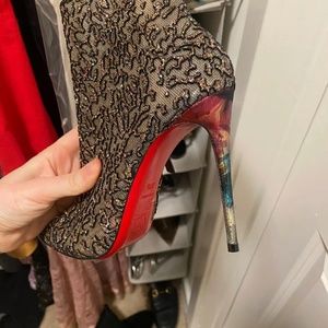 Christian louboutins booties
